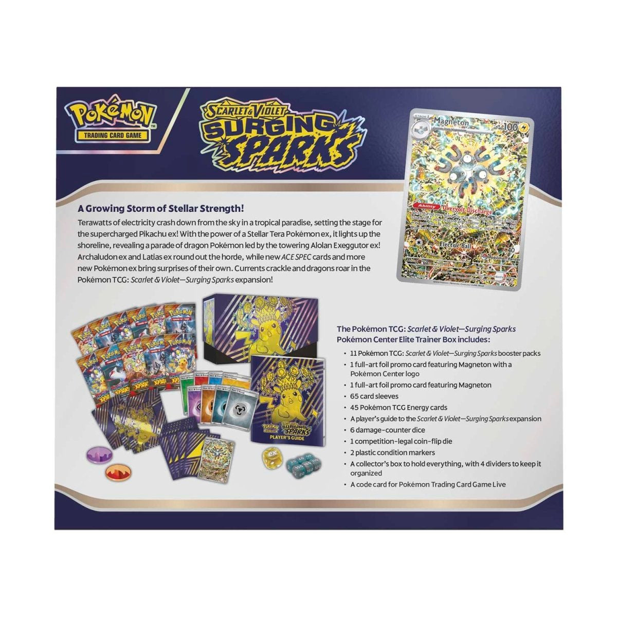 Scarlet & Violet - Surging Sparks Pokémon Center Elite Trainer Box
