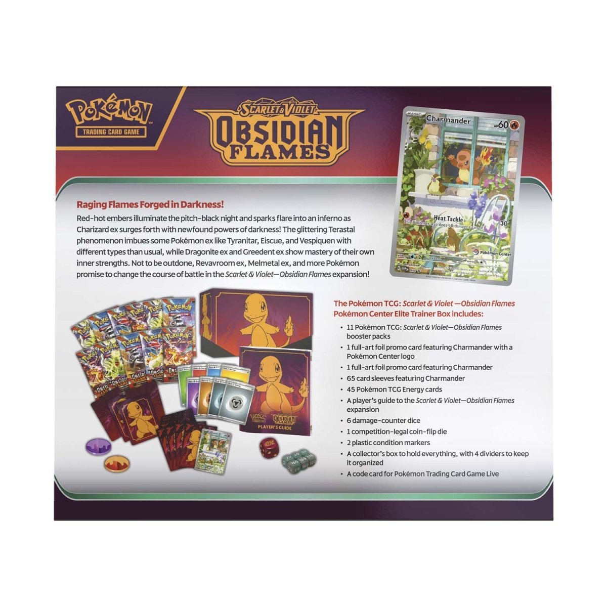 Scarlet & Violet - Obsidian Flames Pokémon Center Elite Trainer Box