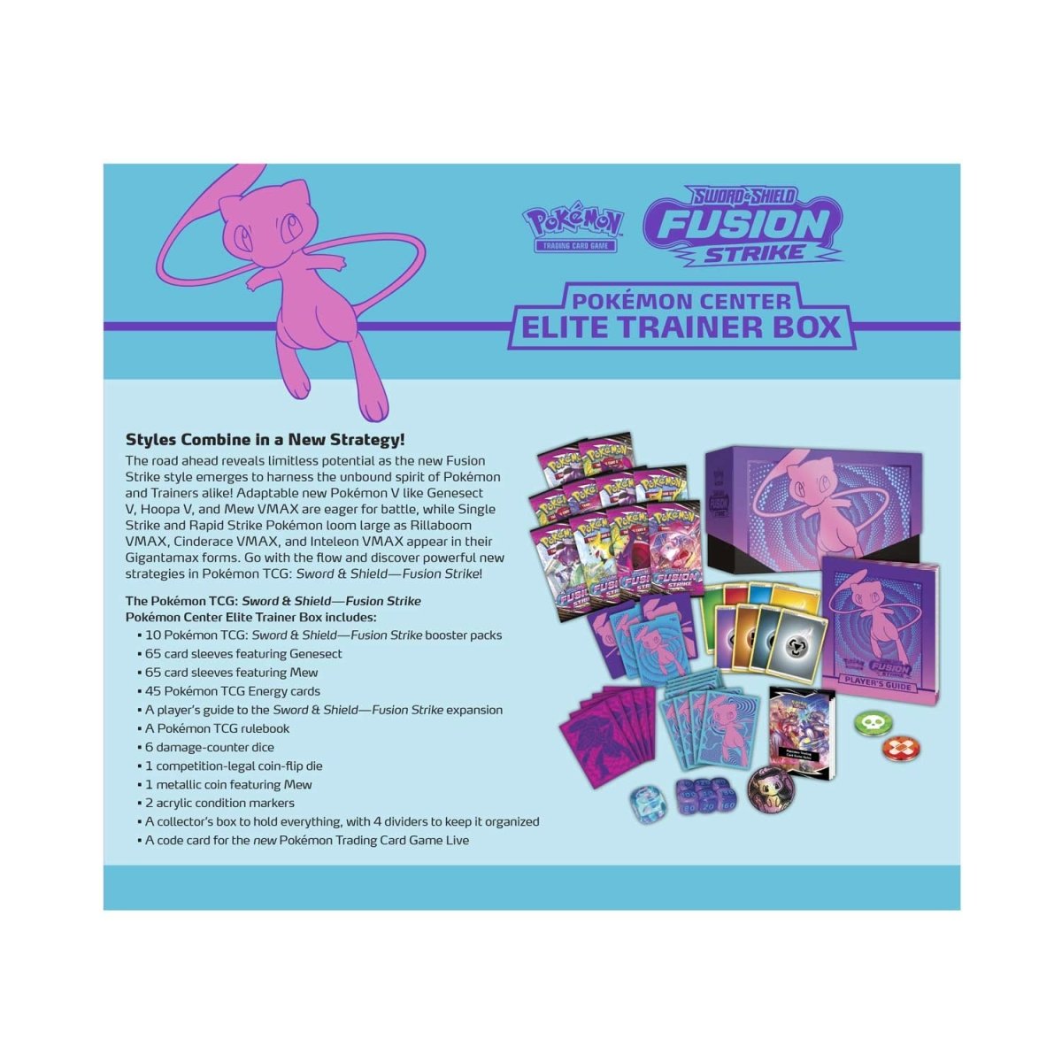 Sword & Shield - Fusion Strike Pokémon Center Elite Trainer Box