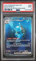 PSA 9 2023 POKEMON MEW EN-151 #200 BLASTOISE EX SPECIAL ILLUSTRATION RARE